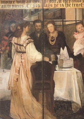 Alma-Tadema, Sir Lawrence The Epps Family Screen (detao) (mk23) Norge oil painting art